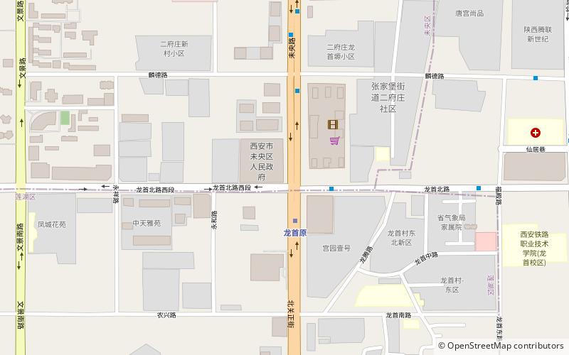 District de Weiyang location map