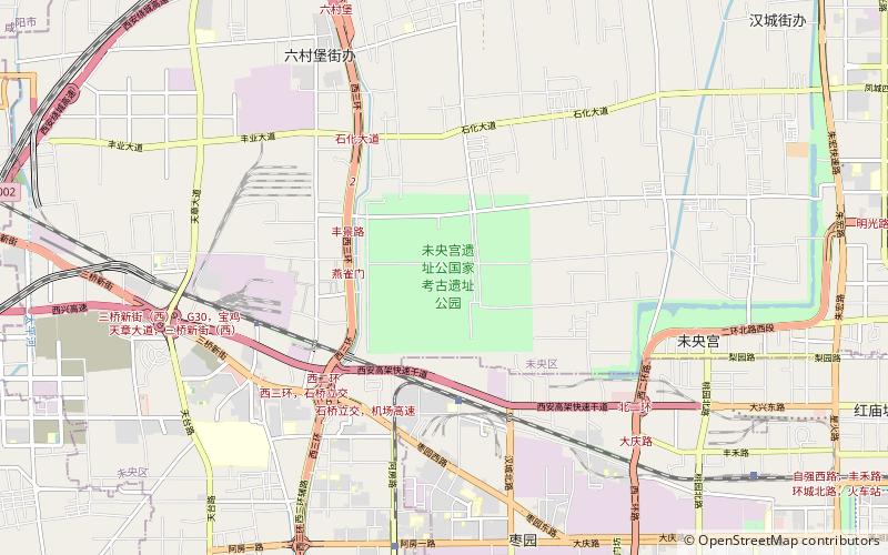 Weiyang Palace location map