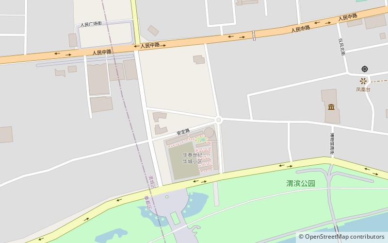 xian yang zhong lou xianyang location map