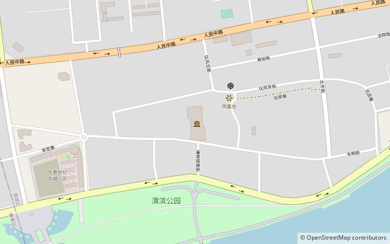 xian yang bo wu guan xianyang location map
