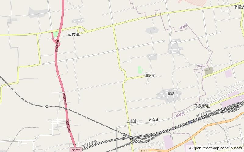 Maoling-Mausoleum location map