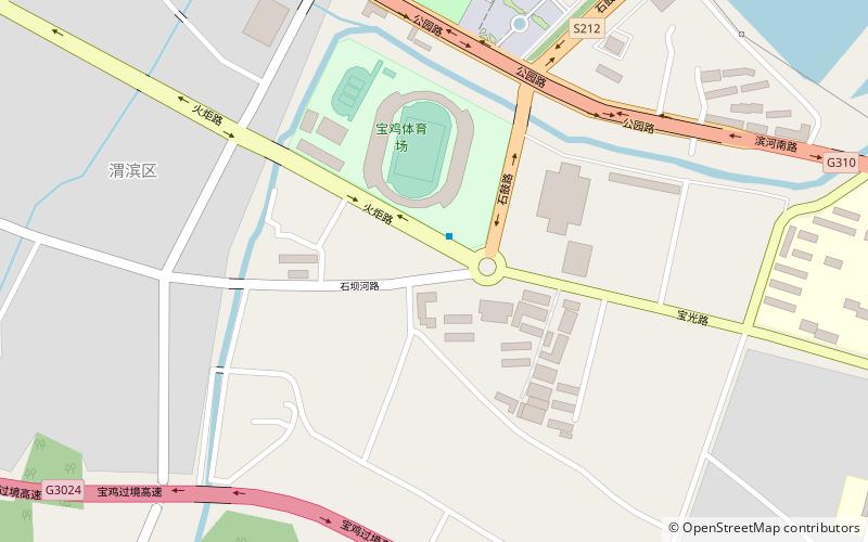 weibin district baoji location map