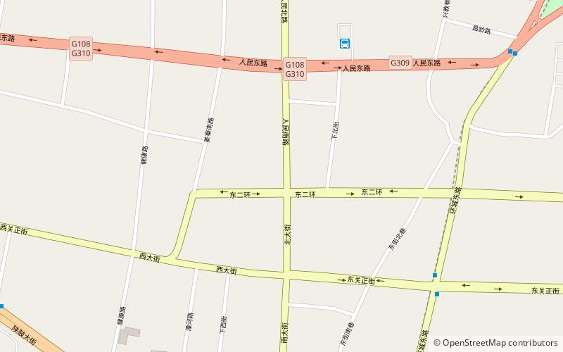 District de Lintong location map