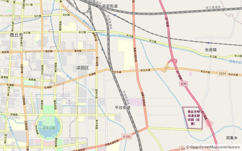 Pingtai Subdistrict location map