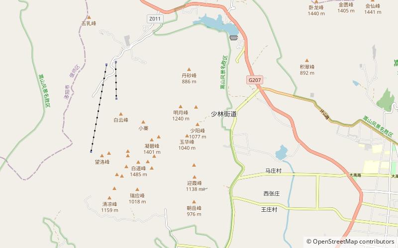Song Shan location map