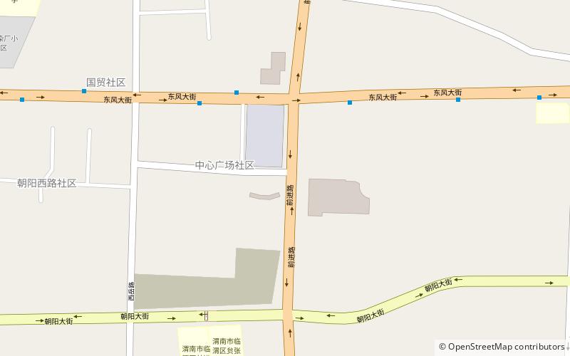 district de linwei weinan location map