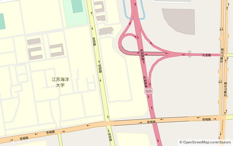 Jiangsu Ocean University location map