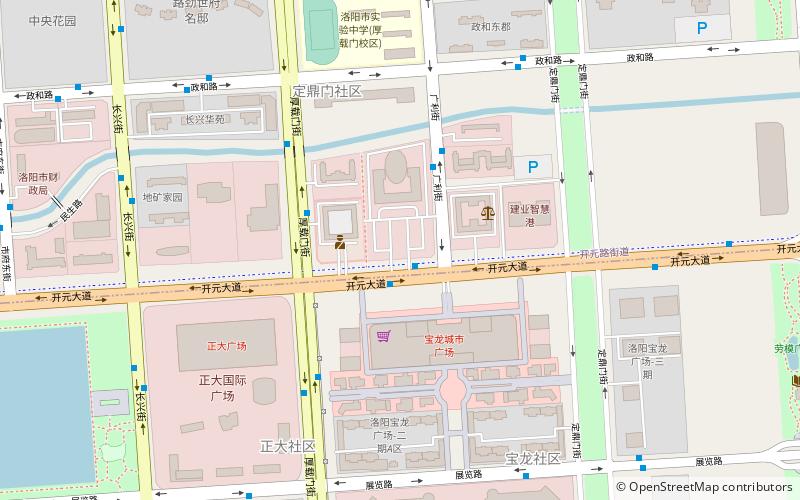 district de luolong luoyang location map