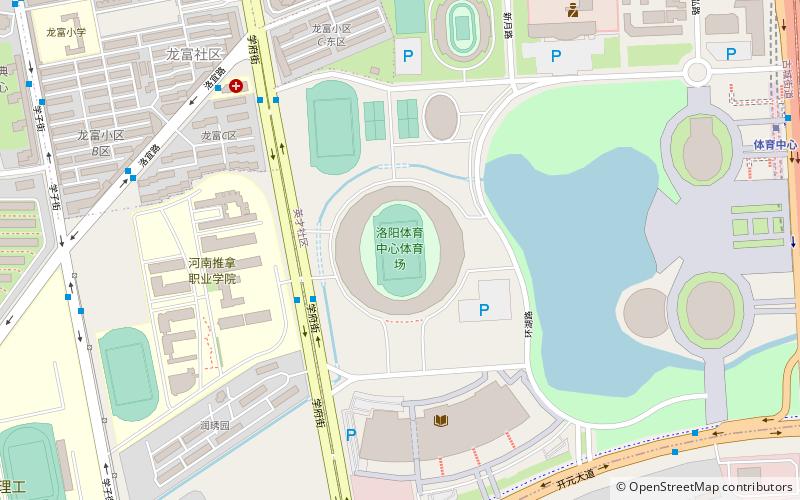 luoyang stadium location map