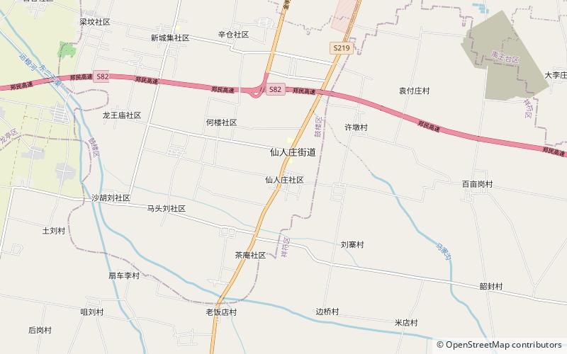 xianrenzhuang subdistrict kaifeng location map