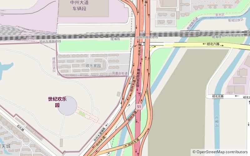 Zhengzhou Ferris Wheel location map