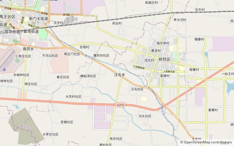 wangtun township kaifeng location map