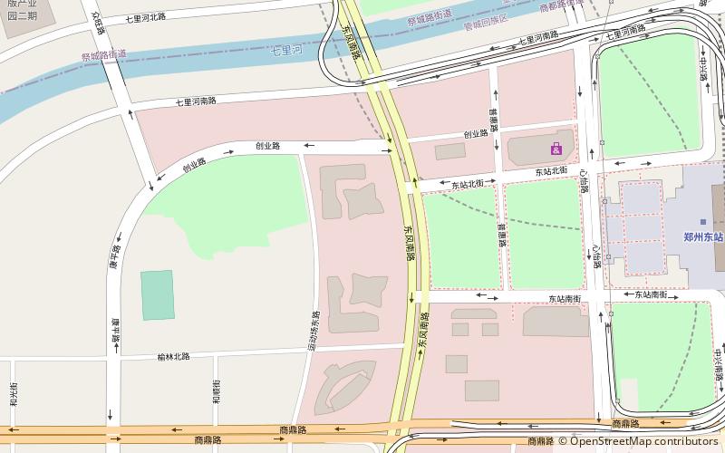 Zhengzhou Greenland Central Plaza location map