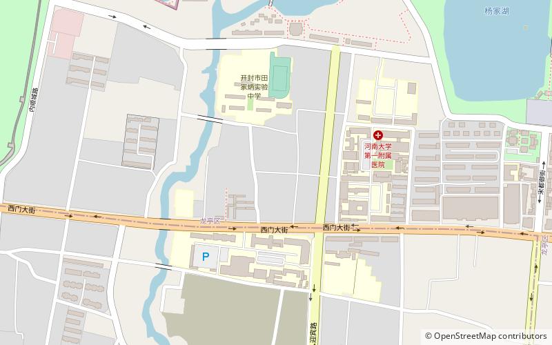 daxing subdistrict kaifeng location map