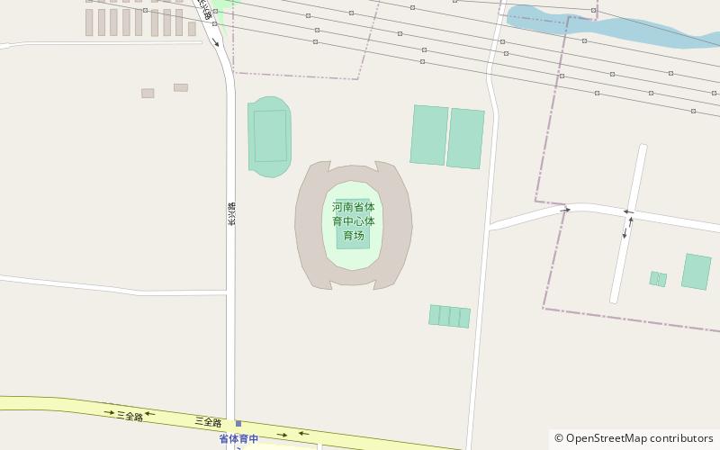 Henan Provincial Stadium location map