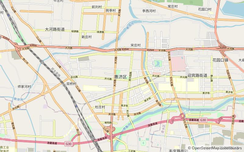 District de Huiji location map