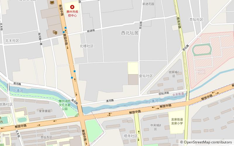 Tengzhou location map