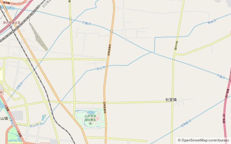 xian de dingtao heze location map
