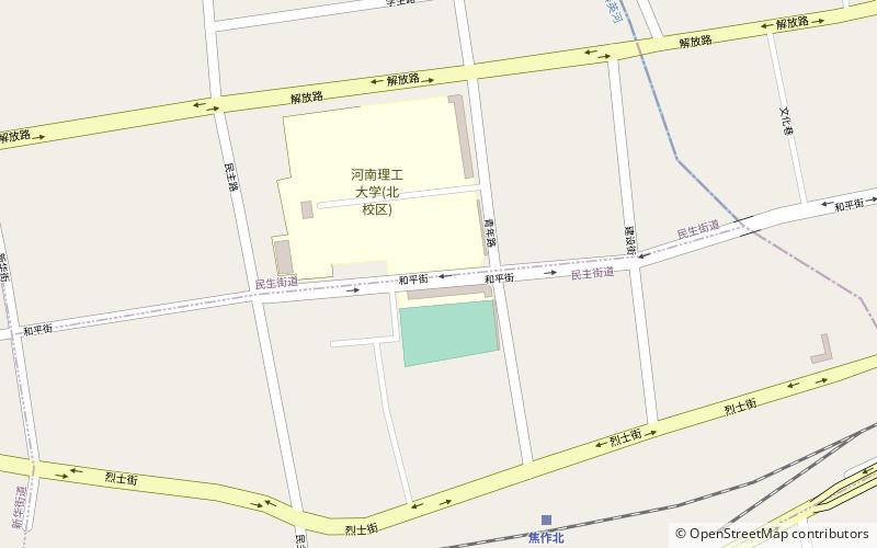jiefang district jiaozuo location map