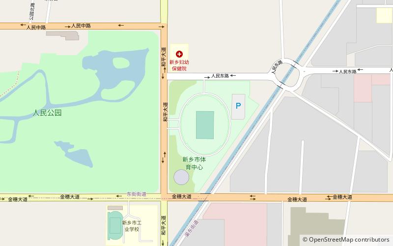 xinxiang stadium location map