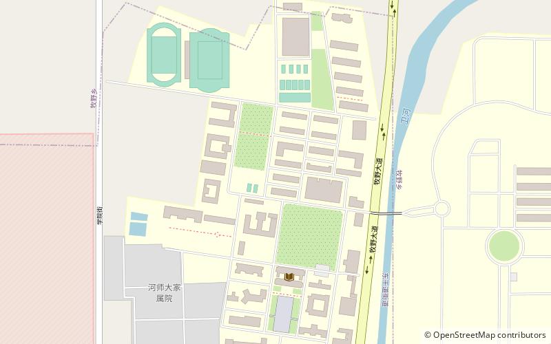 henan normal university xinxiang location map