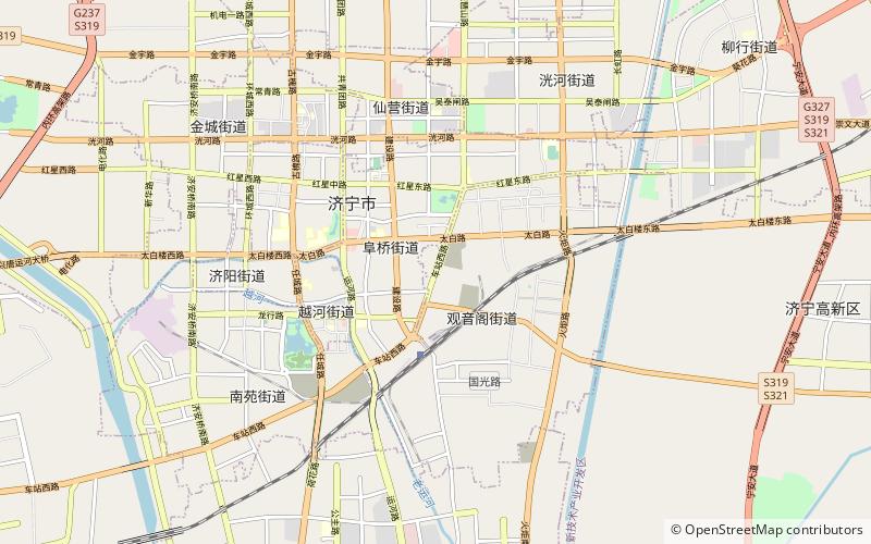 Guanyinge Subdistrict location map