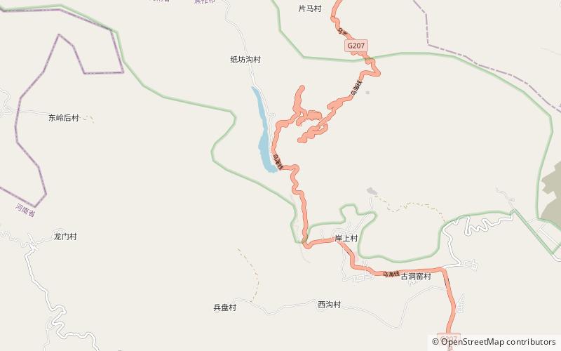 Yuntai Mountain location map