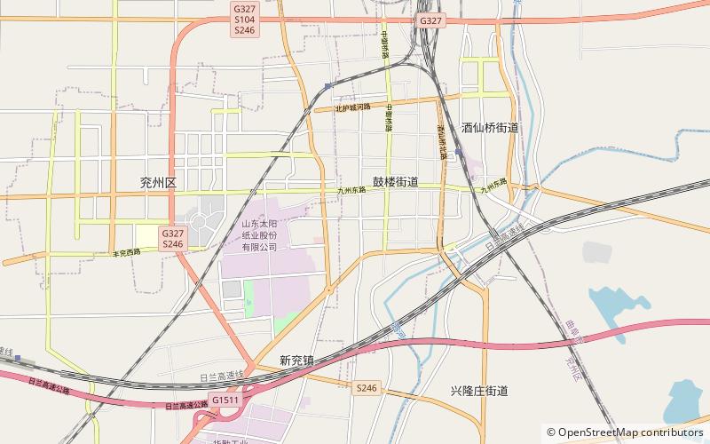 Yanzhou District location map