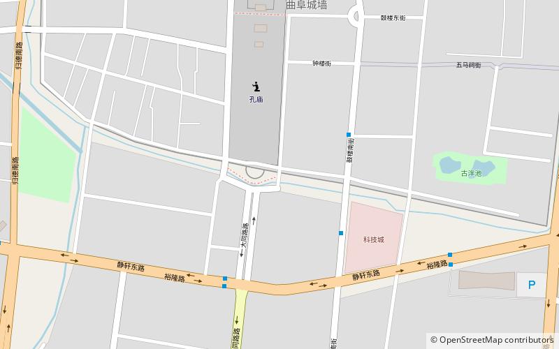 yang sheng men qufu location map