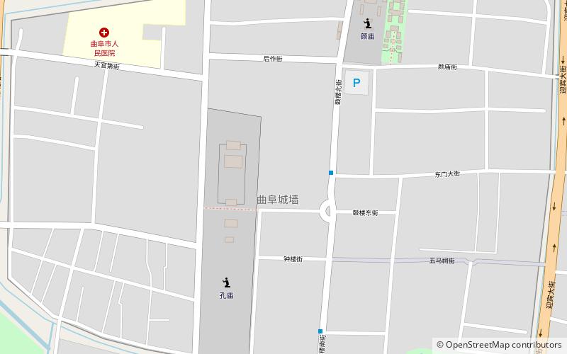 qu fu cheng qiang qufu location map