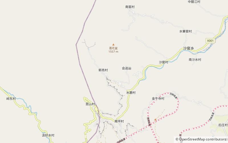Tunel Guoliang location map