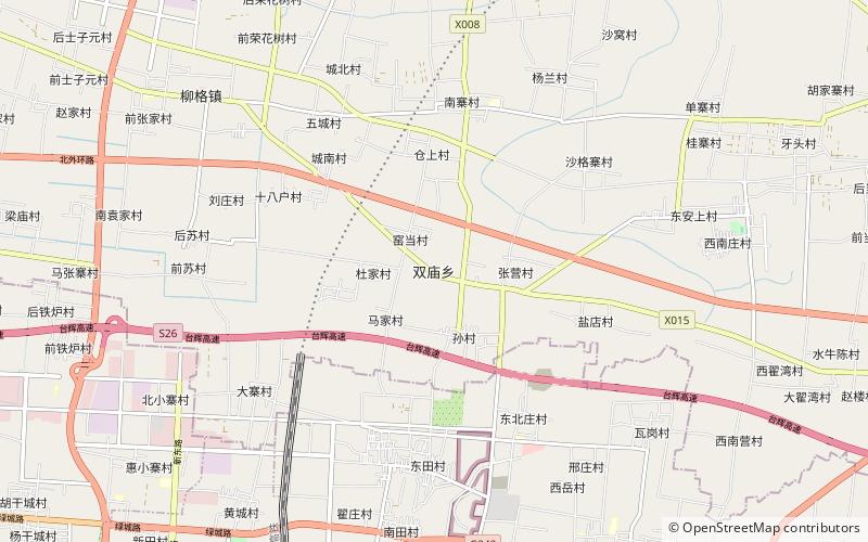 Shuangmiao Township location map