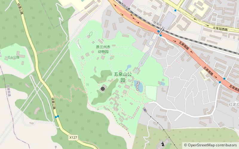 Wuquan Mountain location map