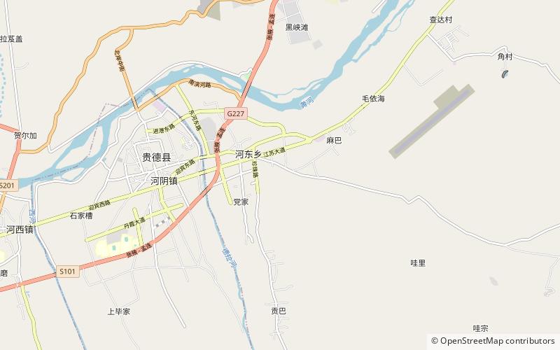 hedong township guide location map