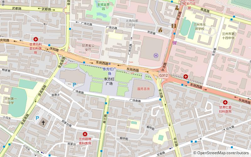 Dongfanghong Square location map