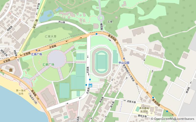 Qingdao Tiantai Stadium location