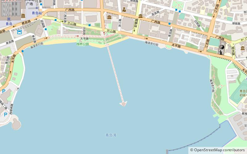 Zhanqiao Pier location map