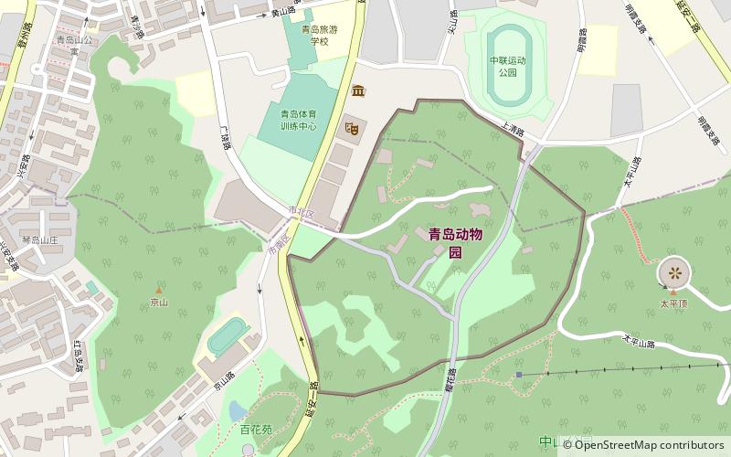 qingdaoshan park location map