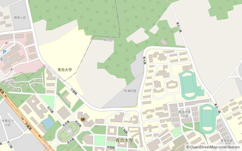 Qingdao University location map