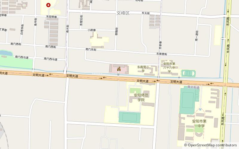 wenfeng district anyang location map