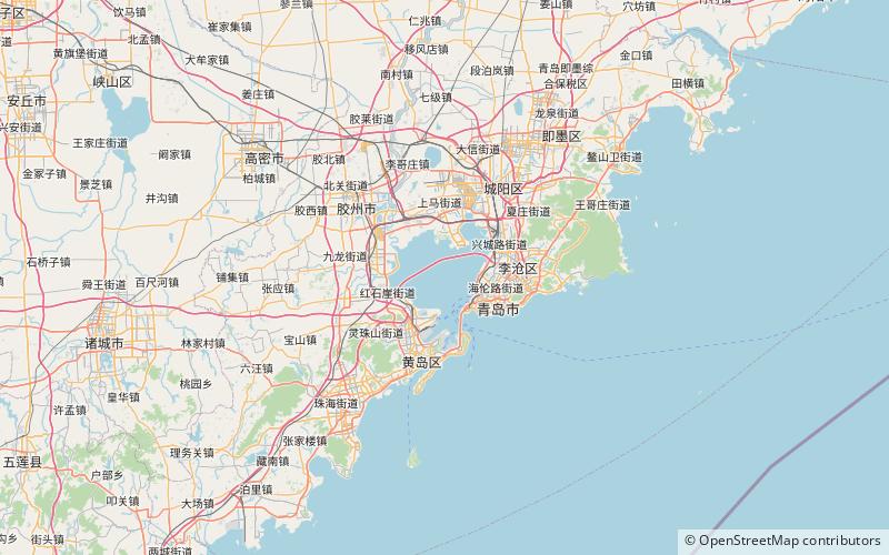Baie de Jiaozhou location map