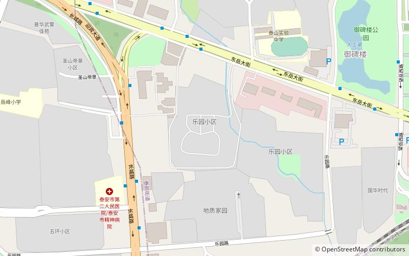 tai shan you le yuan taian location map