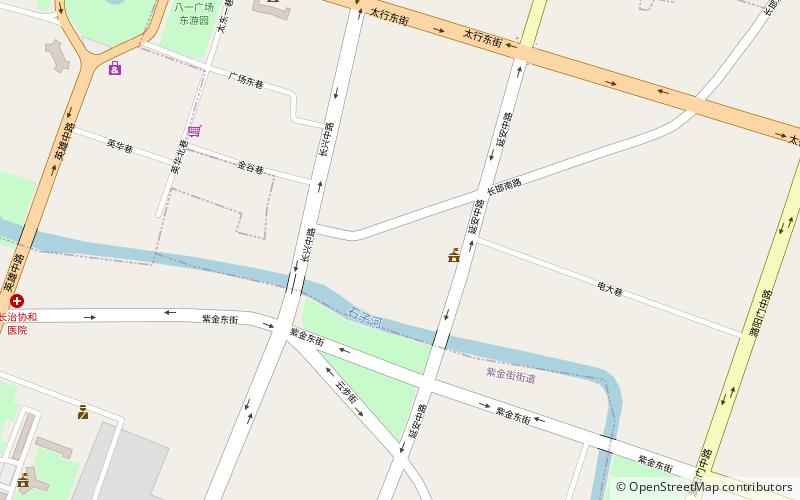 district suburbain de changzhi location map