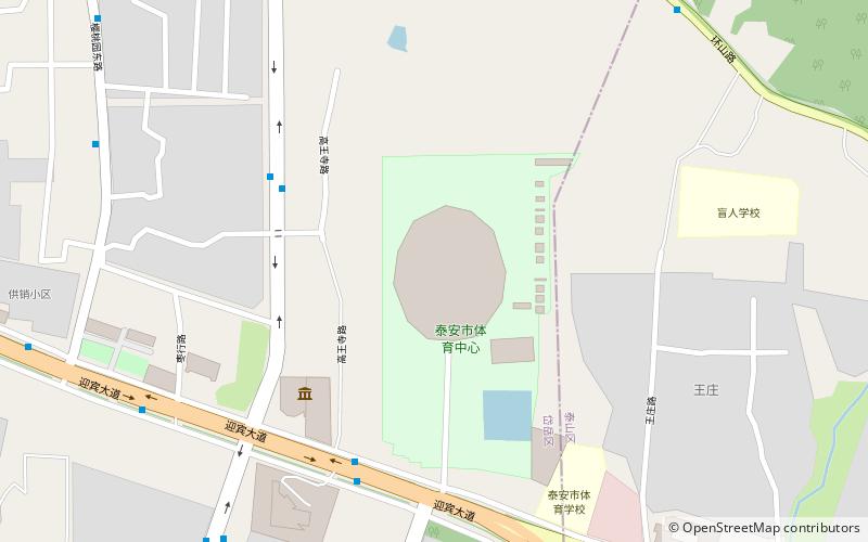 taian sports center stadium location map