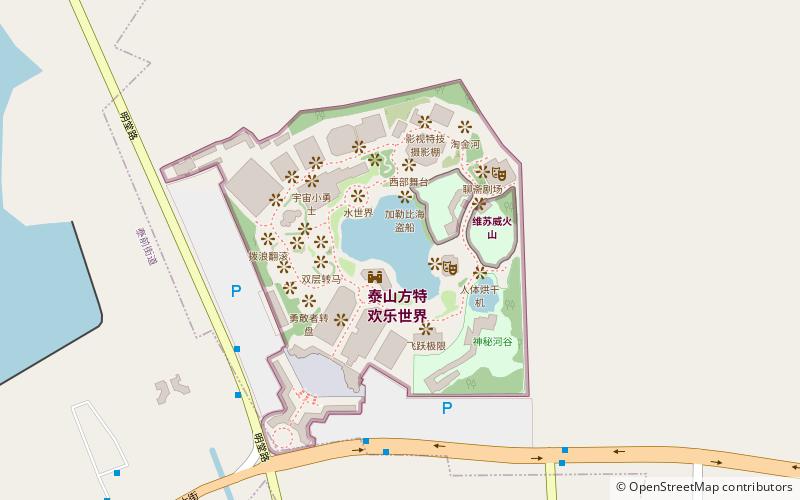 tai shan fang te huan le shi jie taian location map