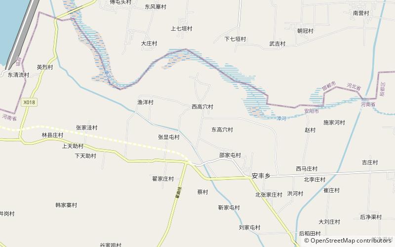 Cao Cao Mausoleum location map
