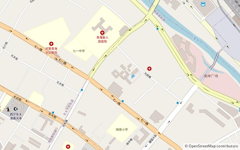 Ma Bufang Mansion location map