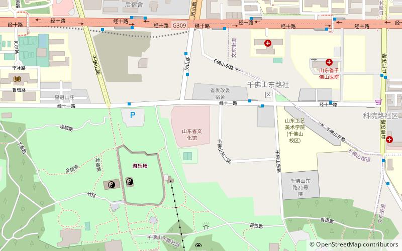shan dong sheng wen hua guan jinan location map