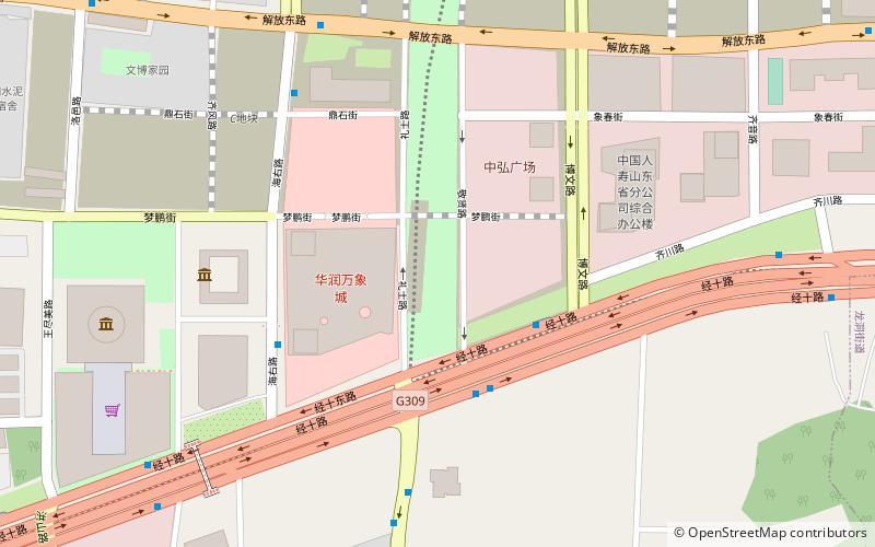 Shandong Museum location map