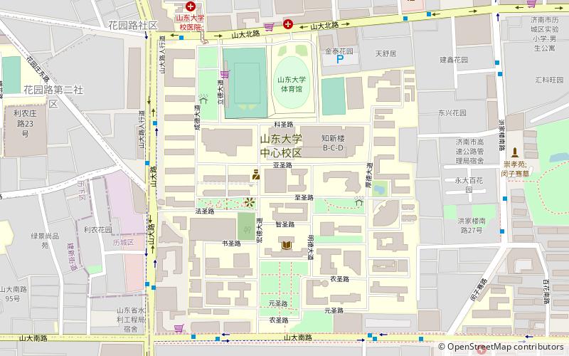 Université du Shandong location map